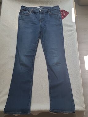 Old Navy Dark Blue Tall Bootcut Jeans